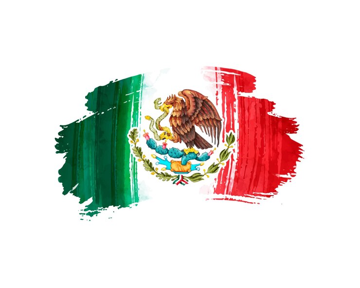 Vektor mexico independence day design national flag design of mexico i love mexico vector illustration icon