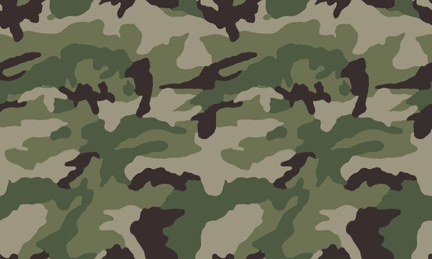 Military Camouflage seamless vector pattern background design