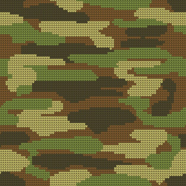 Military Decorative Camouflage Pattern Background.
