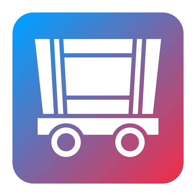 Minecart icon vector image Can be used for Mining And Crafting