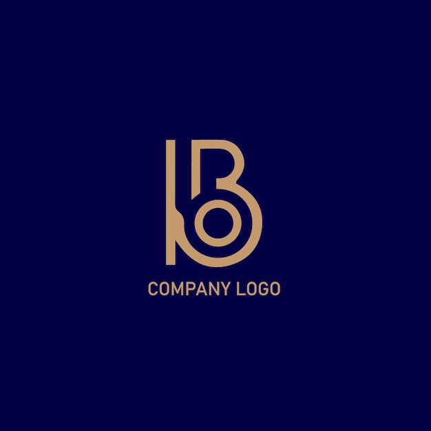 Minimal B initial based icon Initial BB vectorLetter B logo icon design template elements