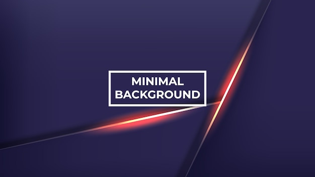 Minimal background dark blue and there are two lines with red light easy to edit