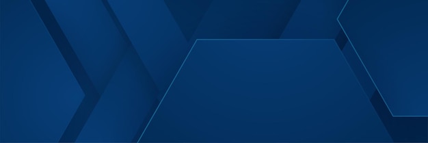 Minimalistisk geometrisk blå banner bakgrunn abstrakt design Vektor abstrakt grafisk design banner mønster bakgrunnsmal