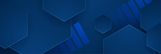 Minimalistisk geometrisk blå banner bakgrunn abstrakt design Vektor abstrakt grafisk design banner mønster bakgrunnsmal