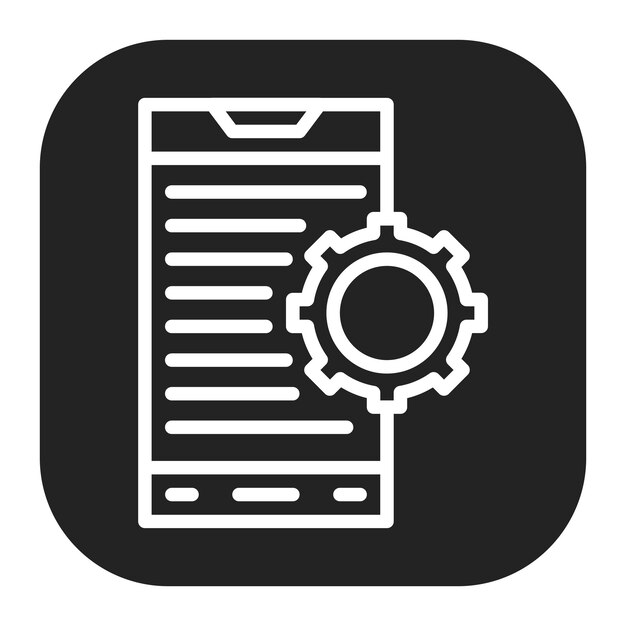 Mobile App Development icon vector image Can be used for Professional Services