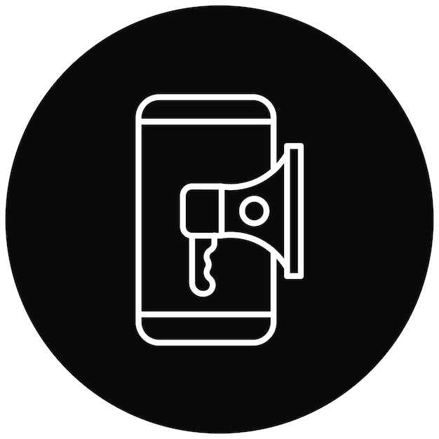 Mobile Marketing icon vector image Can be used for Web Marketing