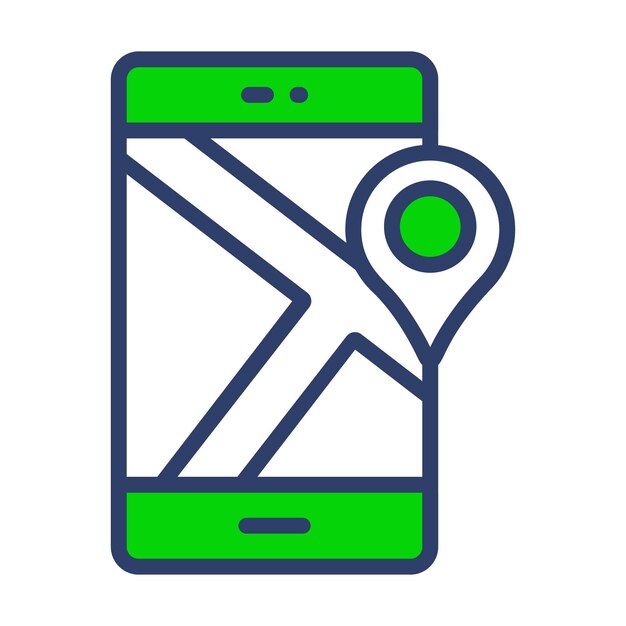 mobile navigation vector design in modern style easy to use icon