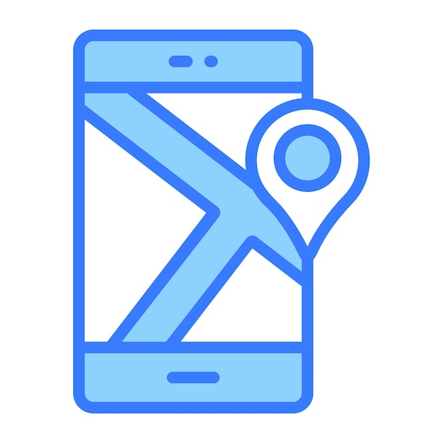 mobile navigation vector design in modern style easy to use icon