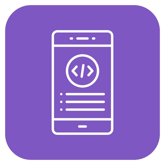 Mobile Programming icon vector image Can be used for Computer Science
