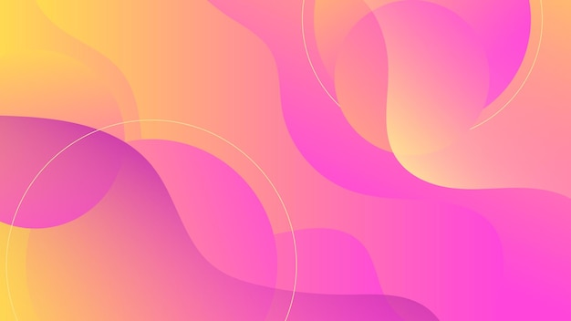modern abstract background fluid liquid wave lines and purple pink orange gradient color