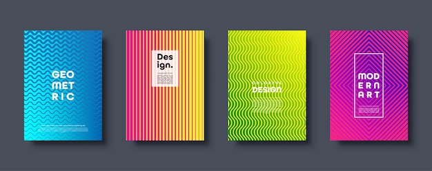 Modern abstract background with geometric shapes and lines colorful trendy minimal a template cover