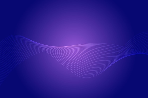 modern abstract gradient curve wavy line background