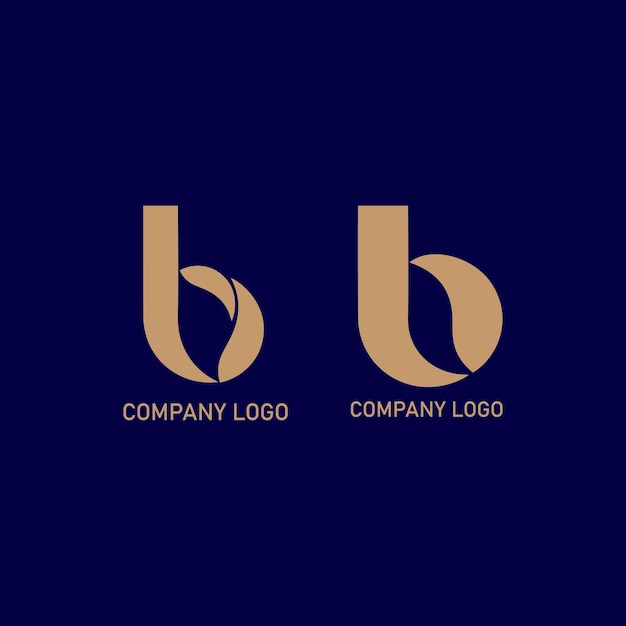 Modern abstract letter B logo design Decorative Classic Letter Initial B Minimal B initial based