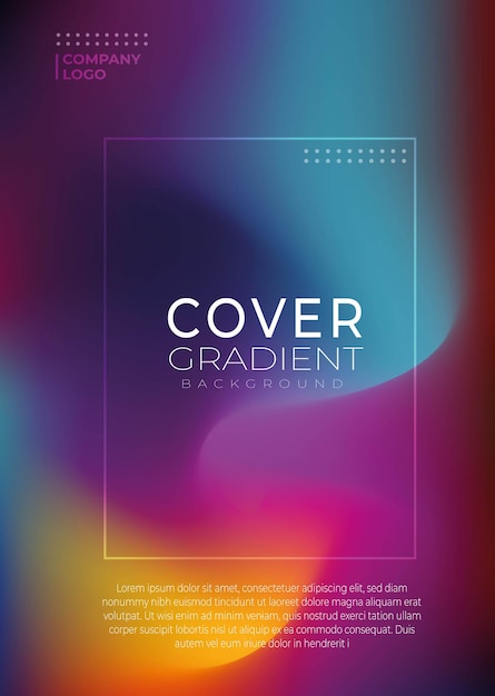 modern abstract vector covers templates for dynamic gradient backgrounds