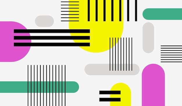 Modern and clean abstract vector background with shapes and lines