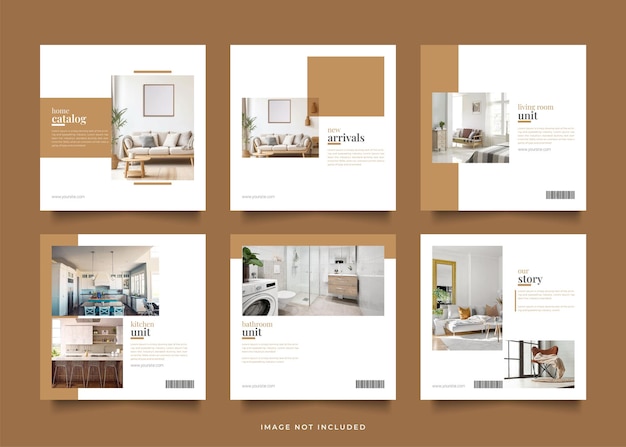 modern clean real estate home interior sale banner