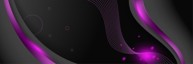 Modern colorful technology wide banner background. Abstract background for banner design. Web banner, texture, and header for website. Vector abstract graphic design banner pattern background template