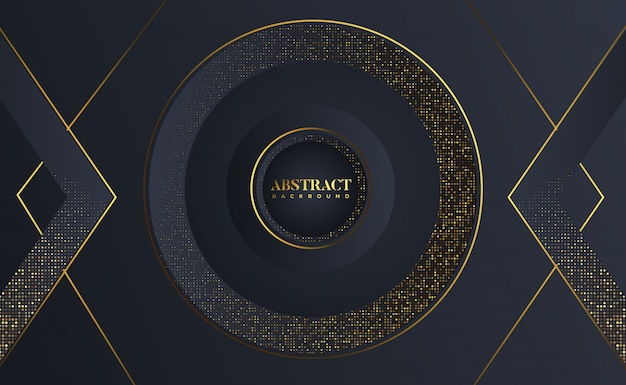 Modern Golden Abstract Background