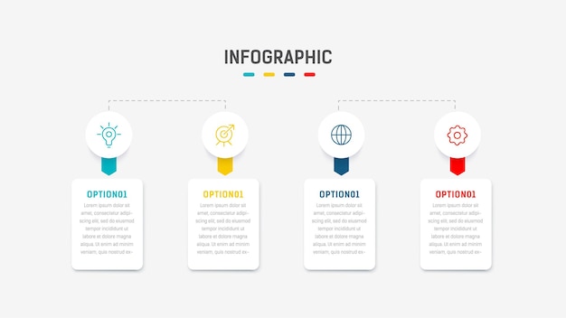 Modern Inforaphic Template Premium Vector