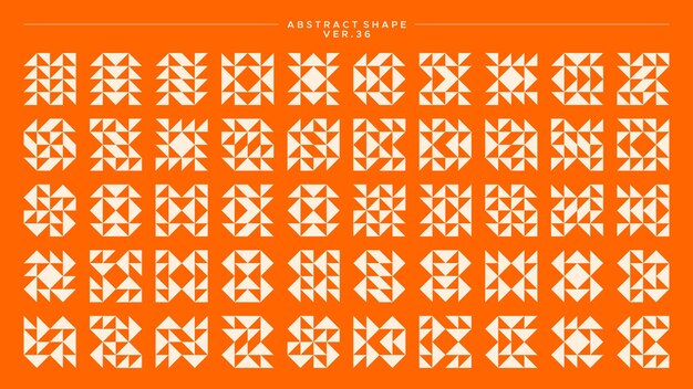 modern line memphis bauhaus abstract basic shape pattern design set