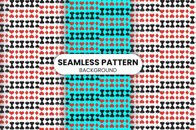Modern seamless patterns background Design