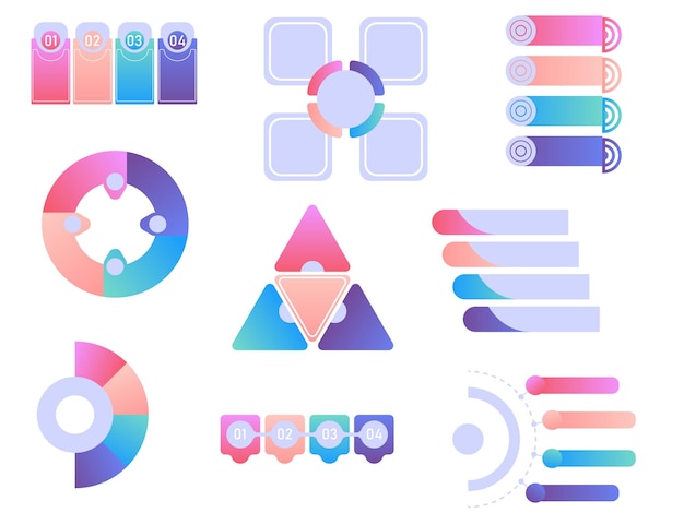 modern set of infographic elements collection