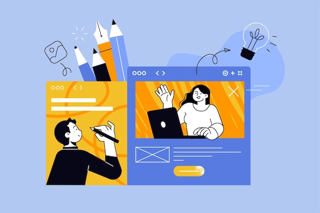 modern web graphics pack vector eps