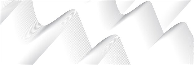 Modern white gray abstract web banner background creative design. Vector abstract graphic design banner pattern background template.