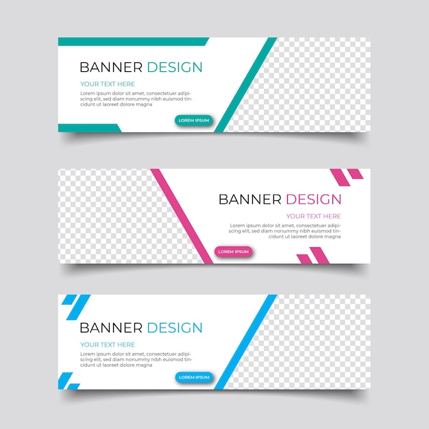 Moderne abstrakt design for forretningsbanner Rent, enkelt og kreativt design for vektor mal for bakgrunn