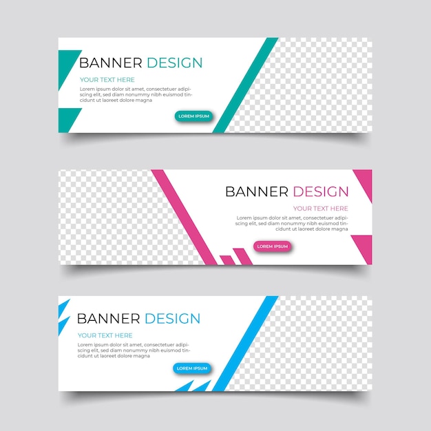 Moderne abstrakt design for forretningsbanner Rent, enkelt og kreativt design for vektor mal for bakgrunn