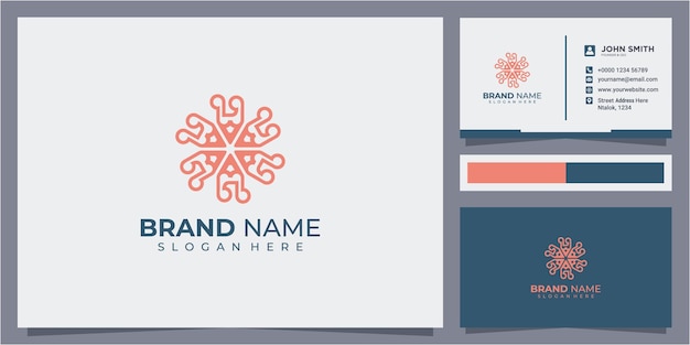 Moderne blyantmusikk logo design inspirasjon med visittkort