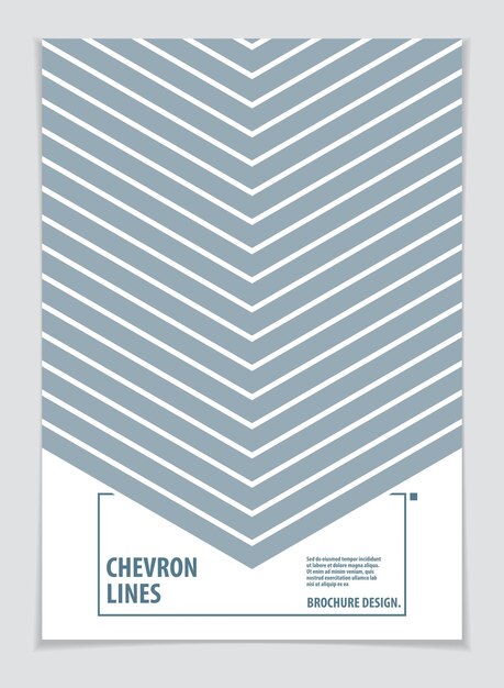 Moderne minimal mal brosjyre, løpeseddel, plakat. Vektor geometrisk mønster abstrakt bakgrunn. Stripet linje teksturert geometrisk illustrasjon. A4-utskriftsformat.