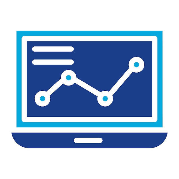 Monitoring Flat Illustration