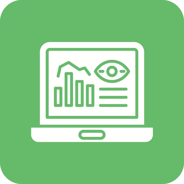 monitoring software icon vector image can be used for productivity