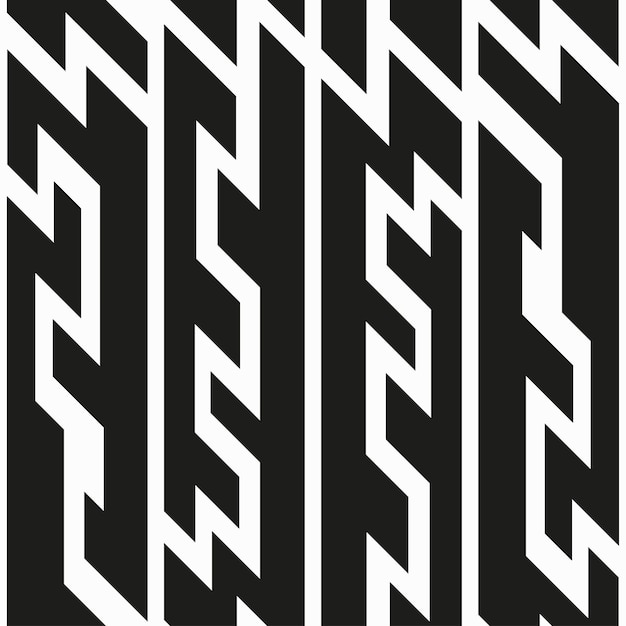 Monochrome tech seamless pattern