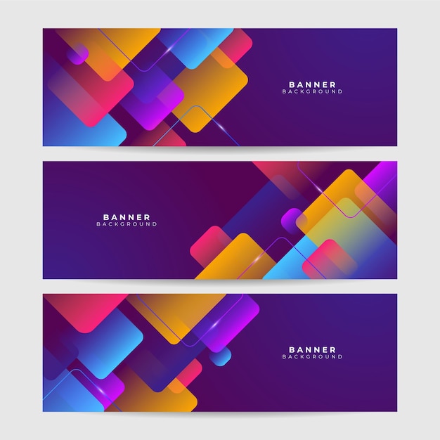 Mørk fargerik fargerik abstrakt bannergeometri glans og lag elementvektor for presentasjonsdesign. Passer for forretnings-, bedrifts-, institusjons-, fest-, seminar- og samtaler.