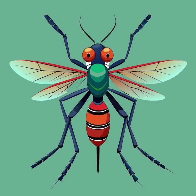 mosquito vector graphics illustration eps source file format lossless scaling icon design