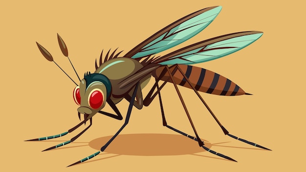mosquito vector graphics illustration eps source file format lossless scaling icon design