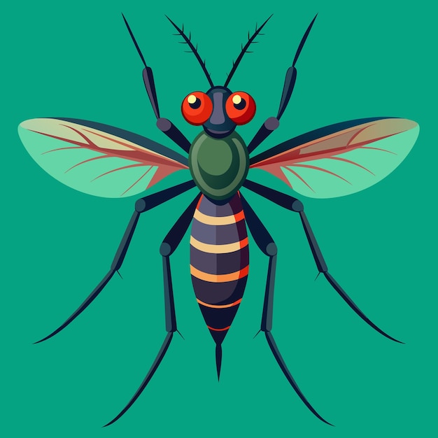 mosquito vector graphics illustration eps source file format lossless scaling icon design