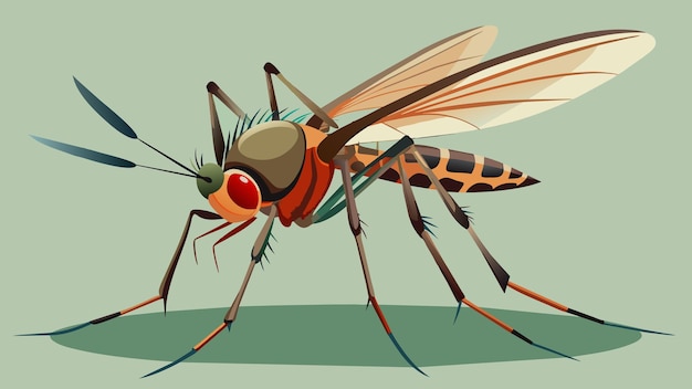 mosquito vector graphics illustration eps source file format lossless scaling icon design