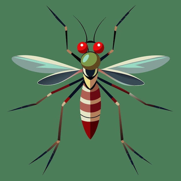 mosquito vector graphics illustration eps source file format lossless scaling icon design