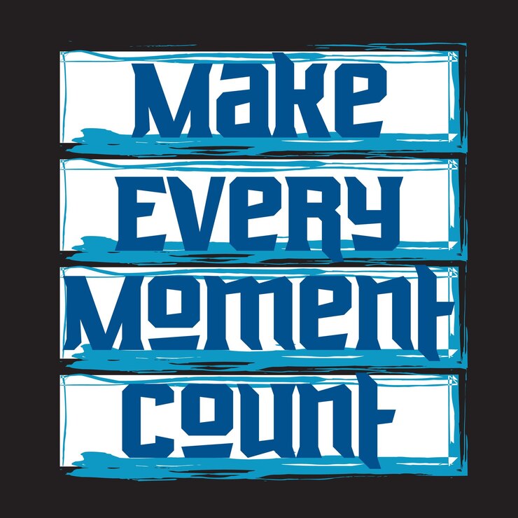 Vektor motiverende og inspirerende sitater lettering teksteffekt typografi mørk t-skjorte design