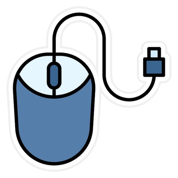 mouse icon vector image can be used for computer and hardware