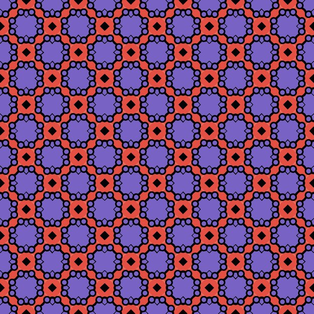 Multi color seamless abstract pattern Background and backdrop Multi Colored Colorful ornamental design Colored mosaic ornaments Vector graphic illustration