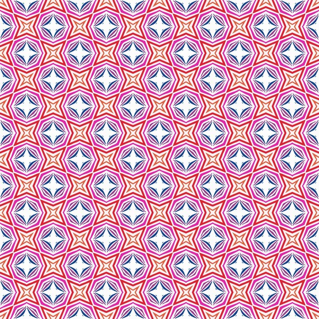 Multi color seamless pattern texture and template Multicolored Colorful ornamental graphic design Colored mosaic ornaments Vector illustration