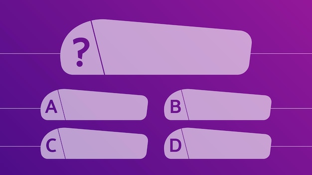 multiple choice quiz template