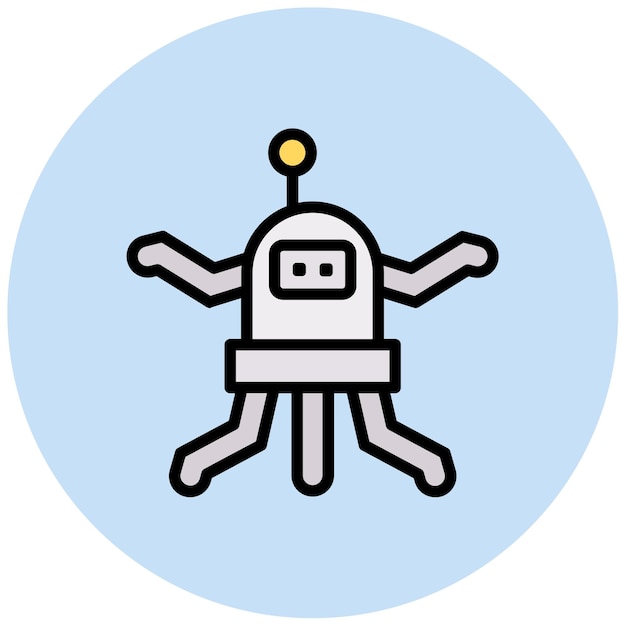 Nanorobot icon vector image Can be used for Robotics