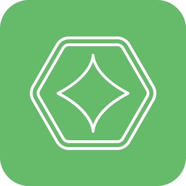 negative space icon vector image can be used for ux and ui