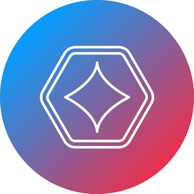 negative space icon vector image can be used for ux and ui