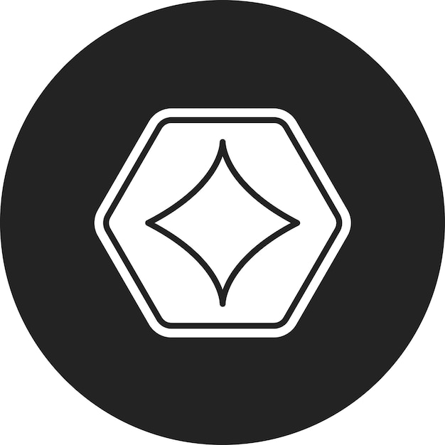 negative space icon vector image can be used for ux and ui